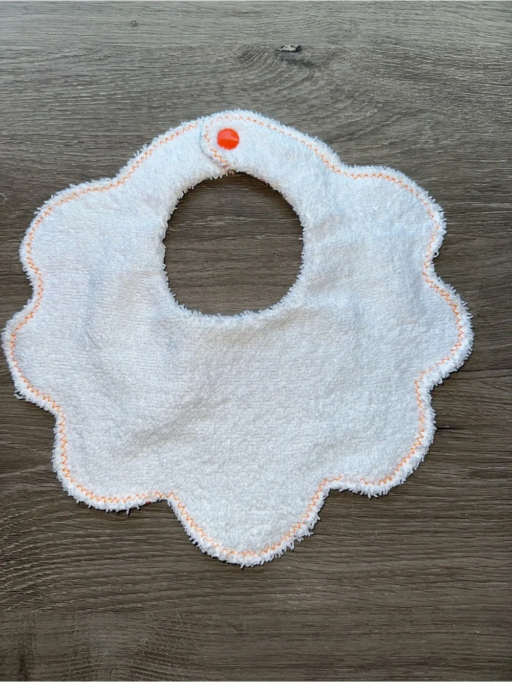Baby Bib with Colorful Ocean Character Print